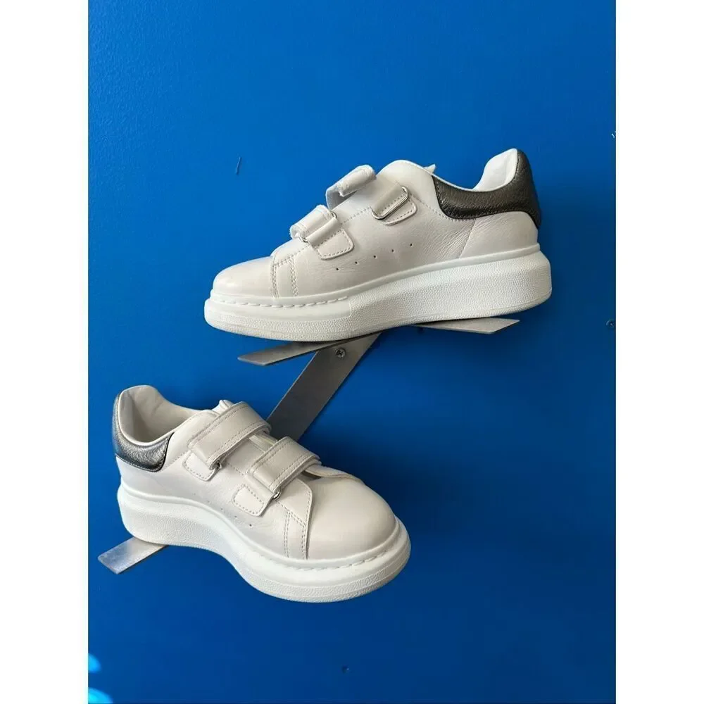 Alexander McQueen Tread Logo Sock Sneaker Black Size 32 eu and 1 us